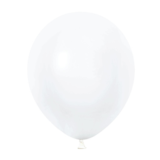 White Ultrashine 28cm Balloons